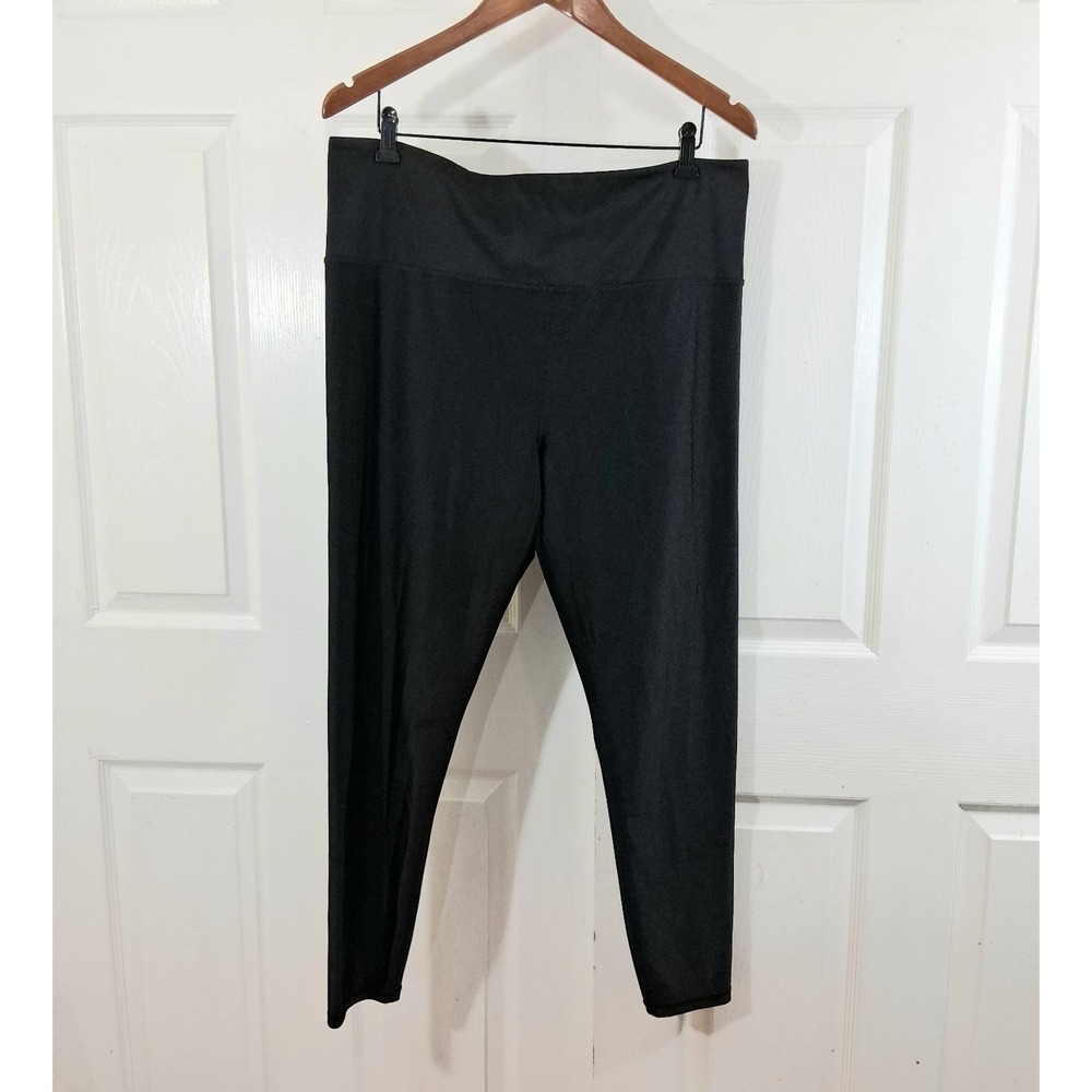 Athleta Elation Shine Tight Leggings Black 2X Plus Size High Rise